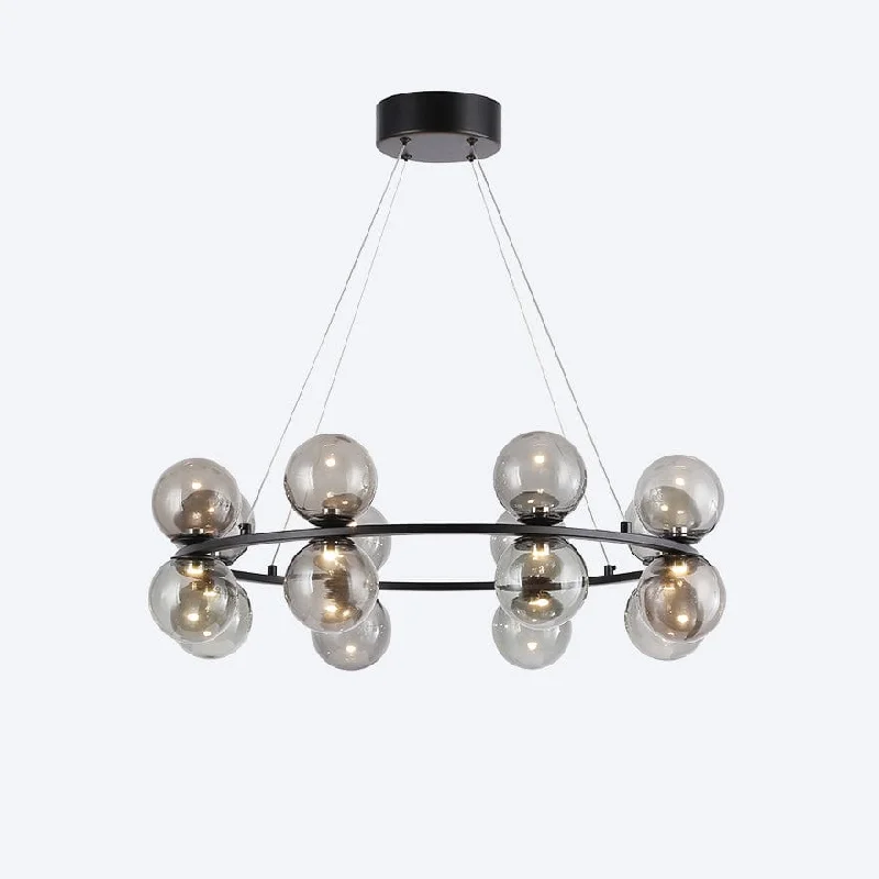 Art Nouveau Ceiling Lights with Organic, Flowing ShapesYOSHI RING 16 LED PENDANT