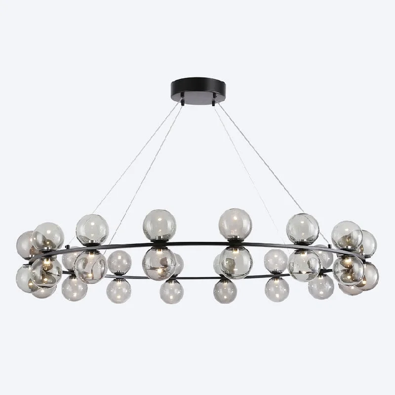 African - Inspired Ceiling Lights with Tribal Patterns and Natural MaterialsYOSHI RING 32 LED PENDANT African - Inspired Ceiling Lights with Tribal Patterns and Natural MaterialsYOSHI RING 32 LED PENDANT