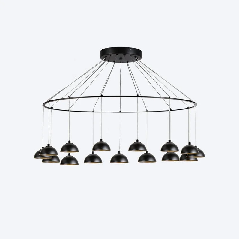 Contemporary Ceiling Lights with Unique, Abstract ShapesZORO ROUND 15 LED WITH YOSH SHADE PENDANT DIMMABLE Contemporary Ceiling Lights with Unique, Abstract ShapesZORO ROUND 15 LED WITH YOSH SHADE PENDANT DIMMABLE